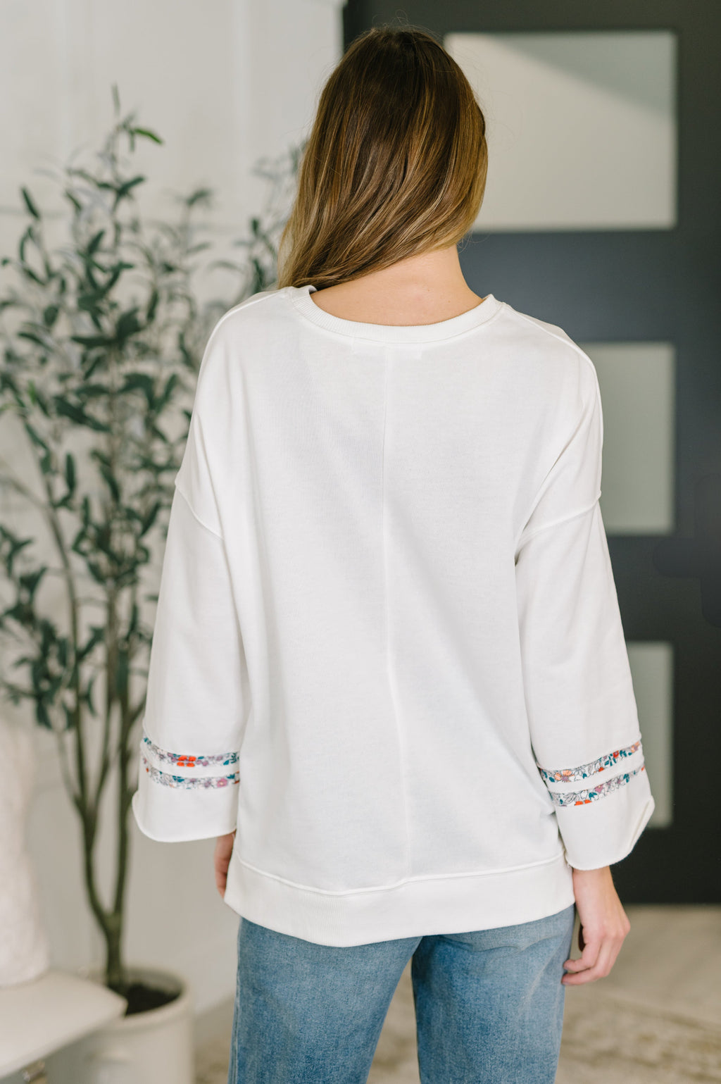 Peace, Love, and Flowers Peace Sign Top in - Womens photo