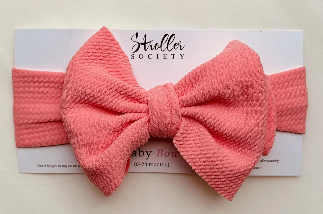 Baby Bows - Baby Hair Accessories in Peach - Accessories photo
