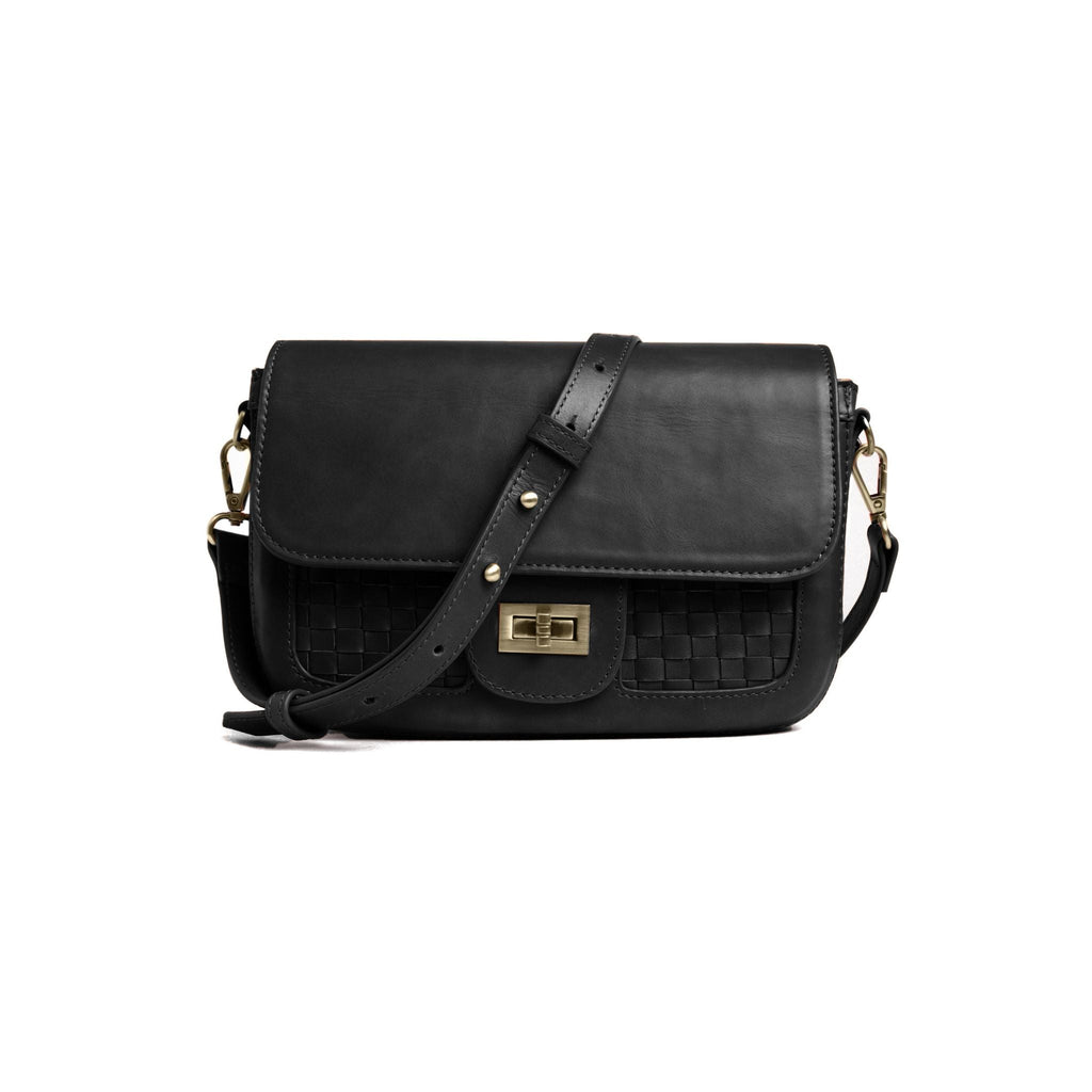 The Penny in Jet Black | Woven - Bag photo