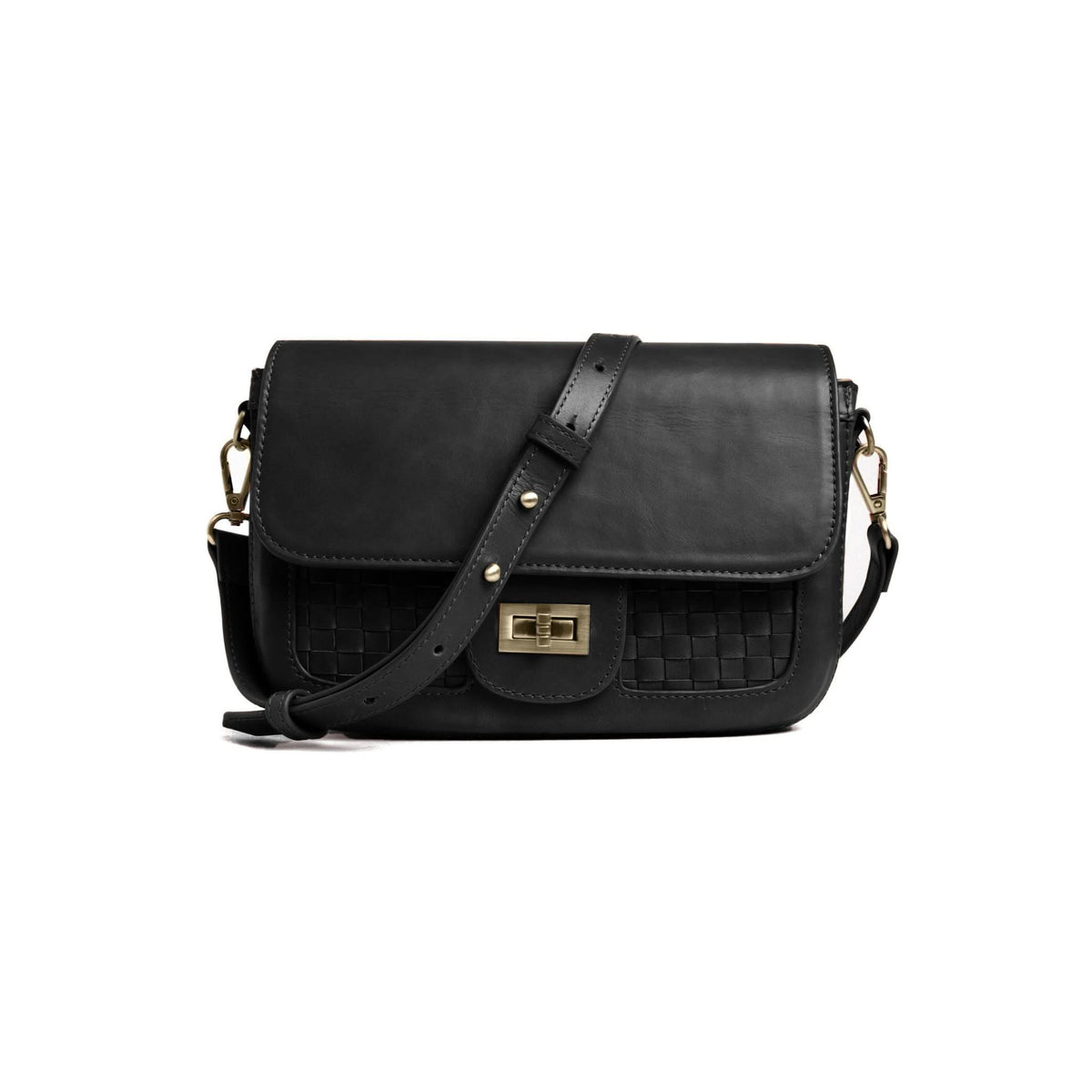 Andar The Penny in Jet Black | Woven - Bag photo