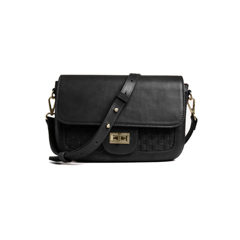 The Penny in Jet Black | Woven - Bag photo