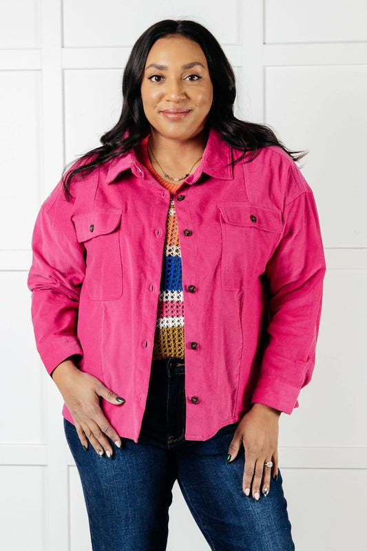 Perfect Pop of Pink Jacket in - Layers photo