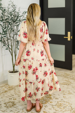Petals & Postcards Balloon Sleeve Dress in - Womens photo