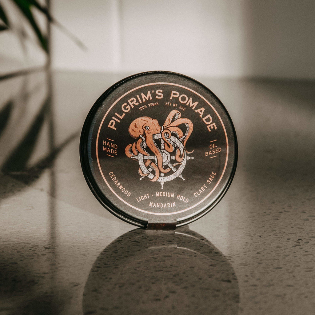 Pilgrim's® Vegan Pomade (Mandarin and Clary Sage) - SwagglyLife Home & Fashion