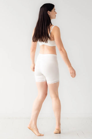 Salua Cotton Lace Bike Shorts in - SHORTS photo
