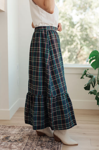 Plaid Perfection Maxi Skirt in - Bottoms photo