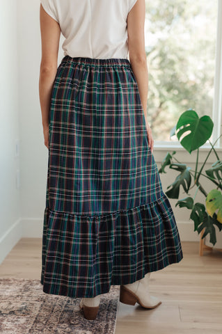 Plaid Perfection Maxi Skirt in - Bottoms photo