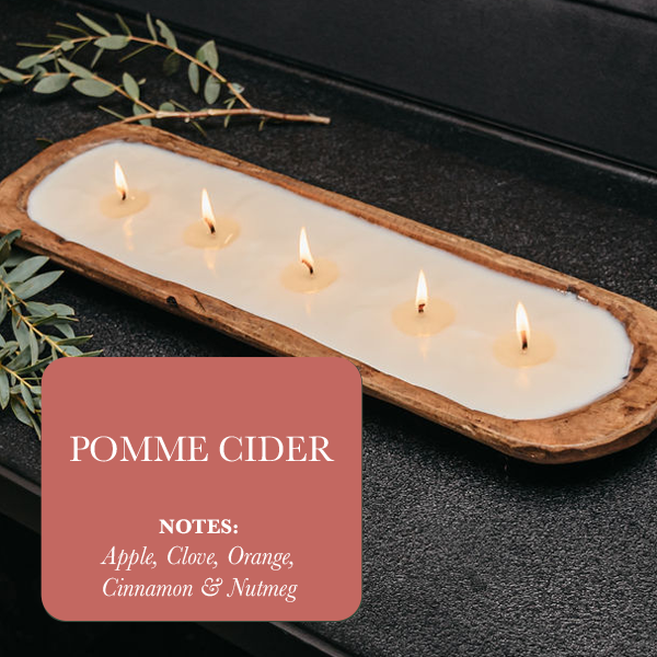 5-Wick Dough Bowl Soy Candle - Pomme Cider in - Soy Candles photo