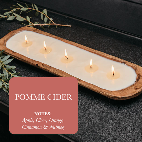 5-Wick Dough Bowl Soy Candle - Pomme Cider in - Soy Candles photo