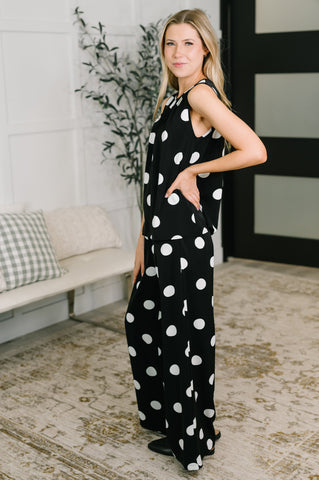 Pristine Condition Top and Bottom Polka Dot Set in - Womens photo