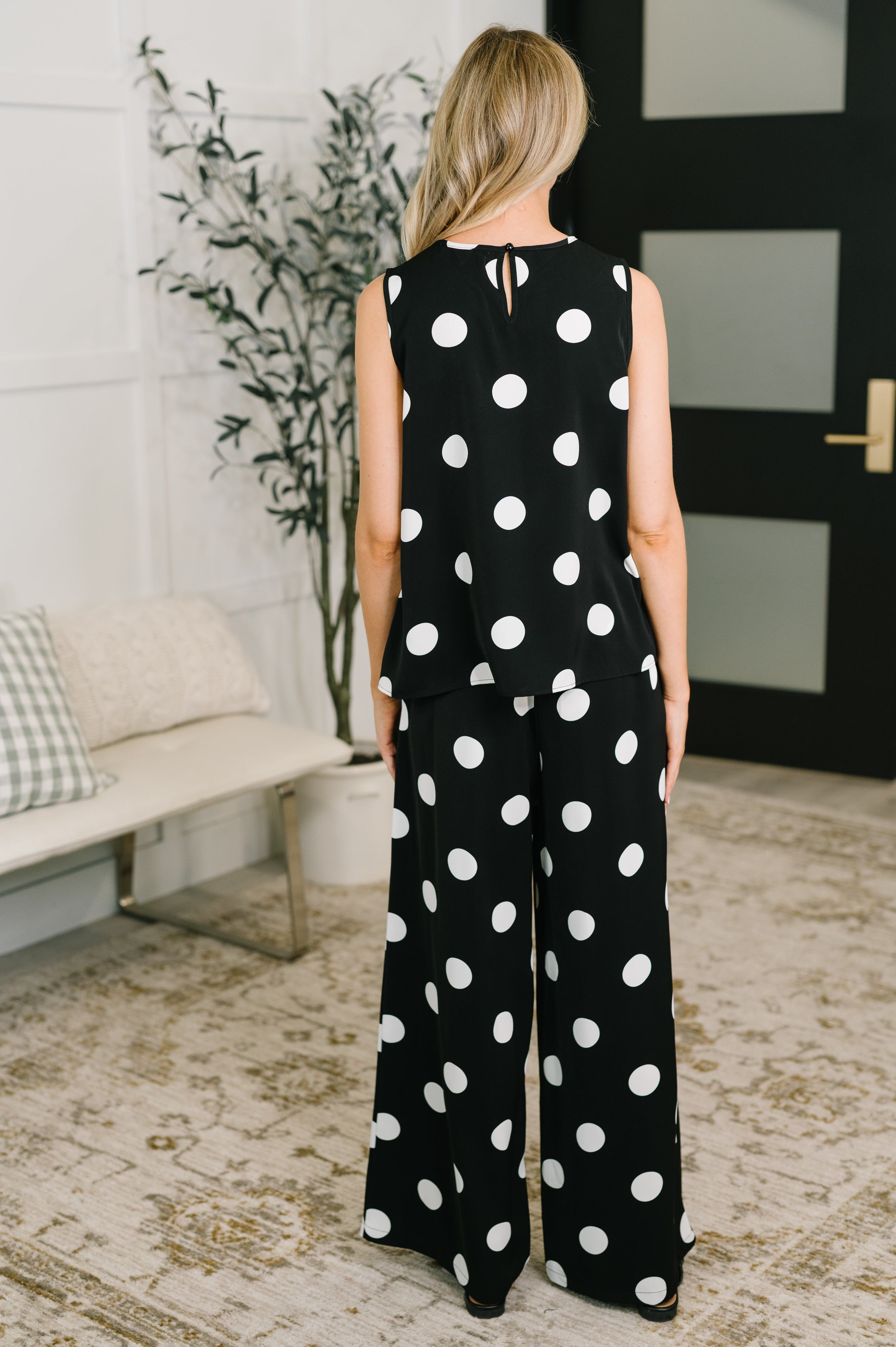 Pristine Condition Top and Bottom Polka Dot Set in - Womens photo