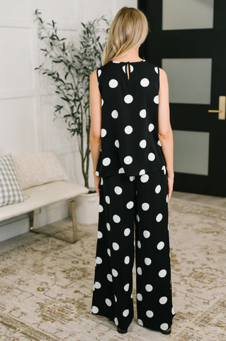 Pristine Condition Top and Bottom Polka Dot Set in - Womens photo