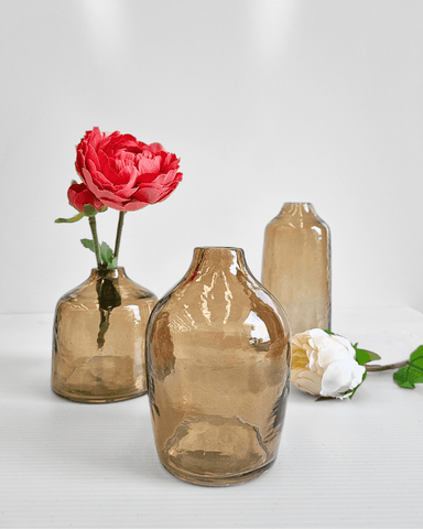 Creative Women Haley Handblown Hammered Bud Vase