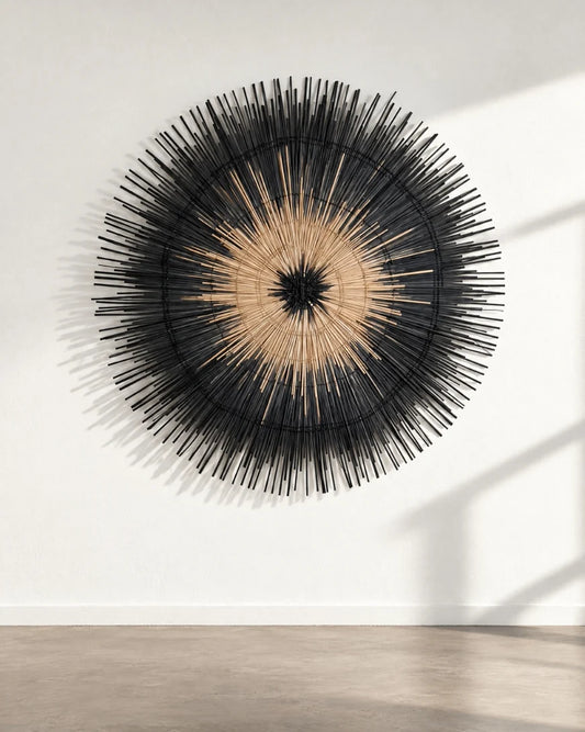 Eclipse Handwoven Palm Wall Hanging | Malawi - Default Title