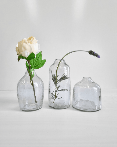 Creative Women Haley Handblown Hammered Bud Vase