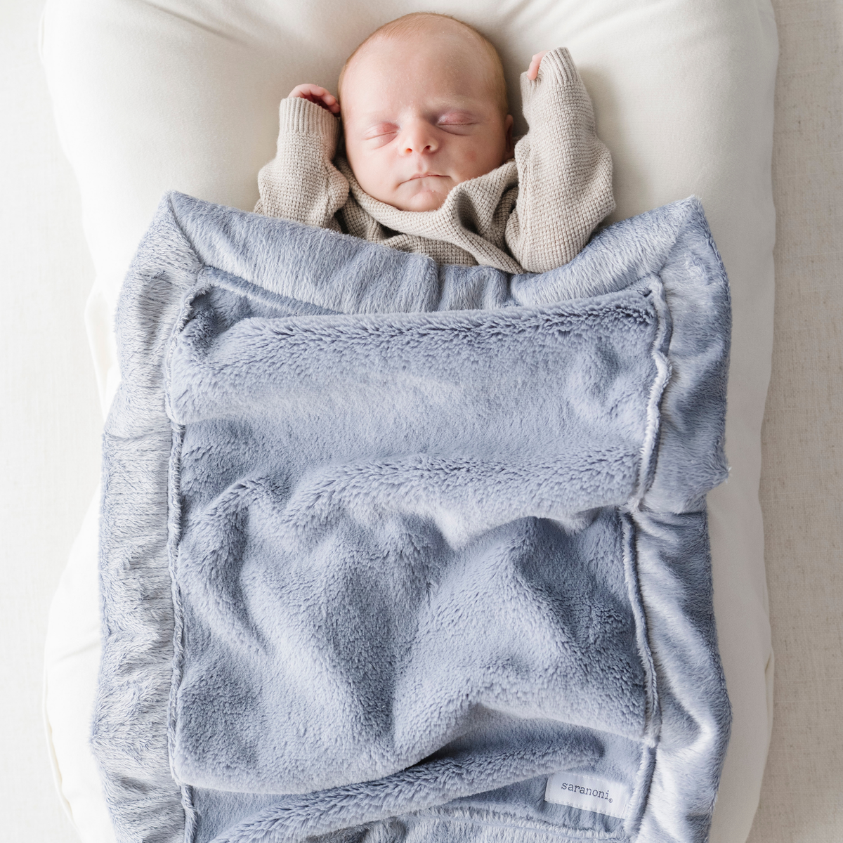 Saranoni Lush Mini Blankets - Storm Cloud