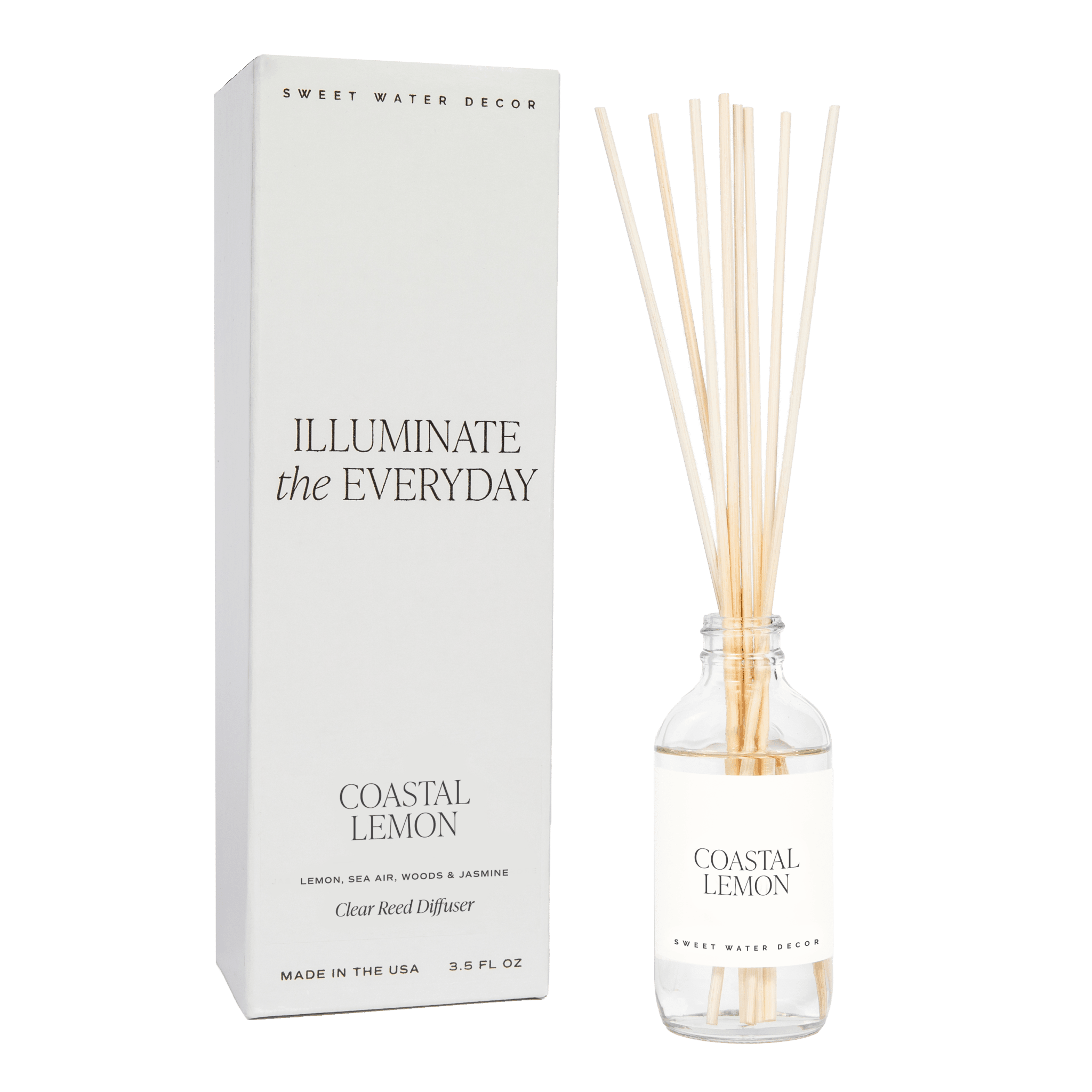 Coastal Lemon Clear Reed Diffuser