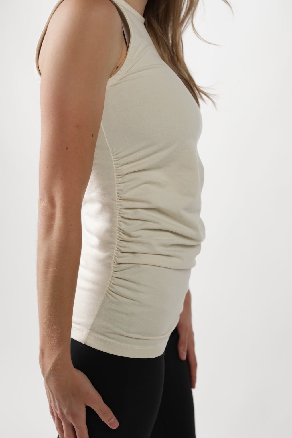 BLAIR || HIGH NECK MATERNITY TANK in - photo