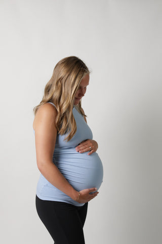 BLAIR || HIGH NECK MATERNITY TANK in - photo