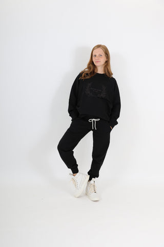ELLE || ORGANIC COTTON MATERNITY CREW NECK PULLOVER in - photo