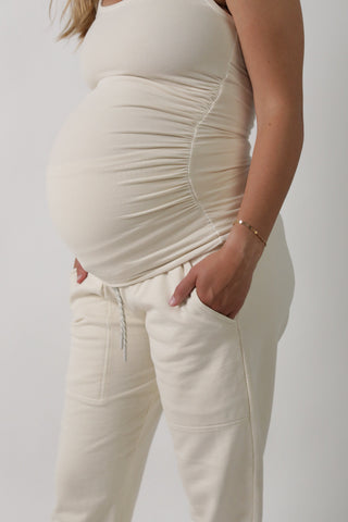 ELLE || ORGANIC COTTON MATERNITY JOGGER in - photo