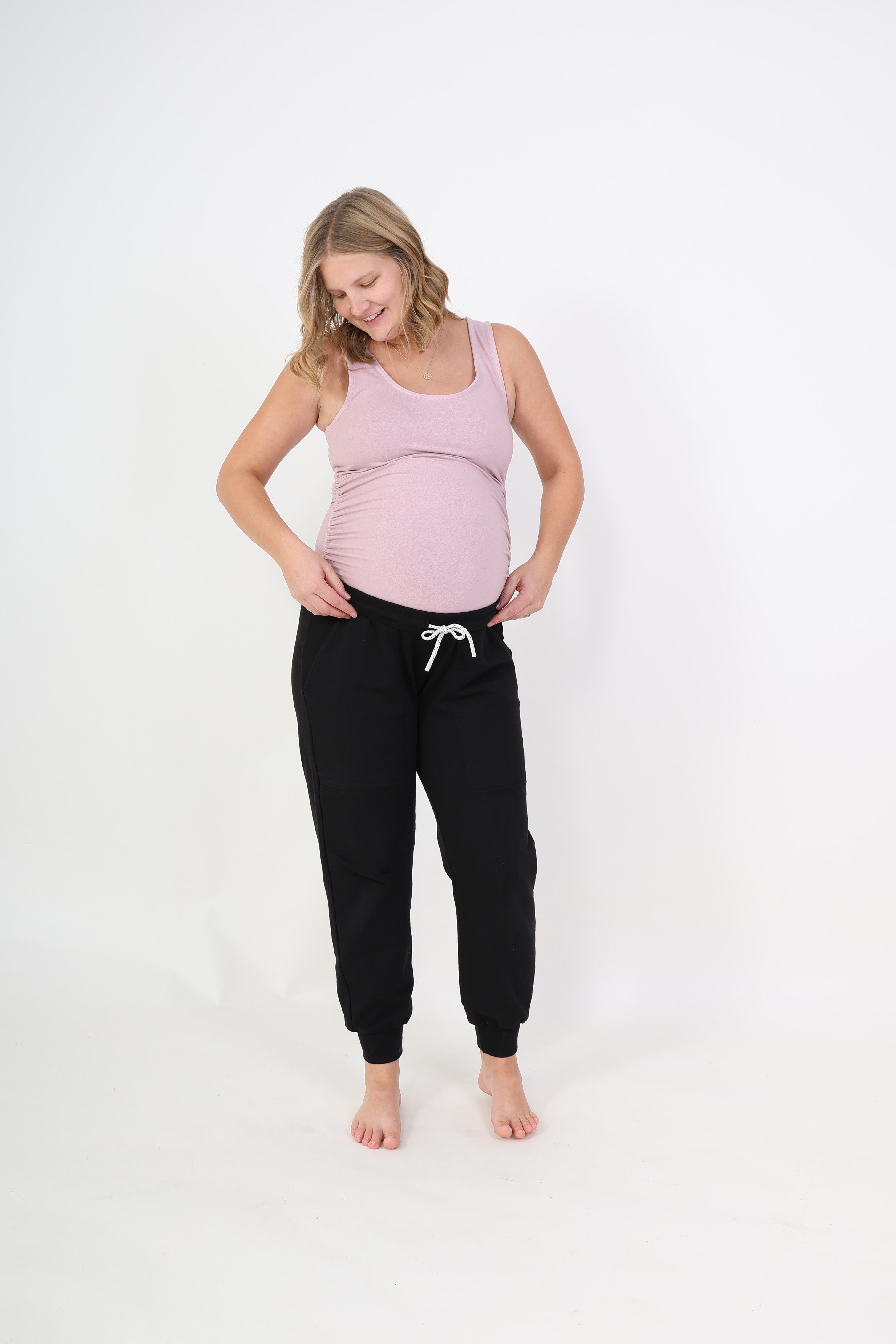 FRANKIE || SCOOP NECK MATERNITY TANK in - photo