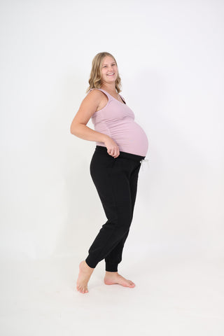 FRANKIE || SCOOP NECK MATERNITY TANK in - photo