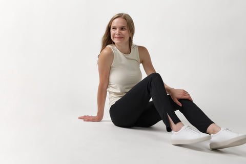 SILEA™ Everyday Style Side Slit Hi-Rise Maternity Legging in - photo