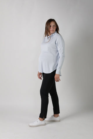 SILEA™ Everyday Style Side Slit Hi-Rise Maternity Legging in - photo