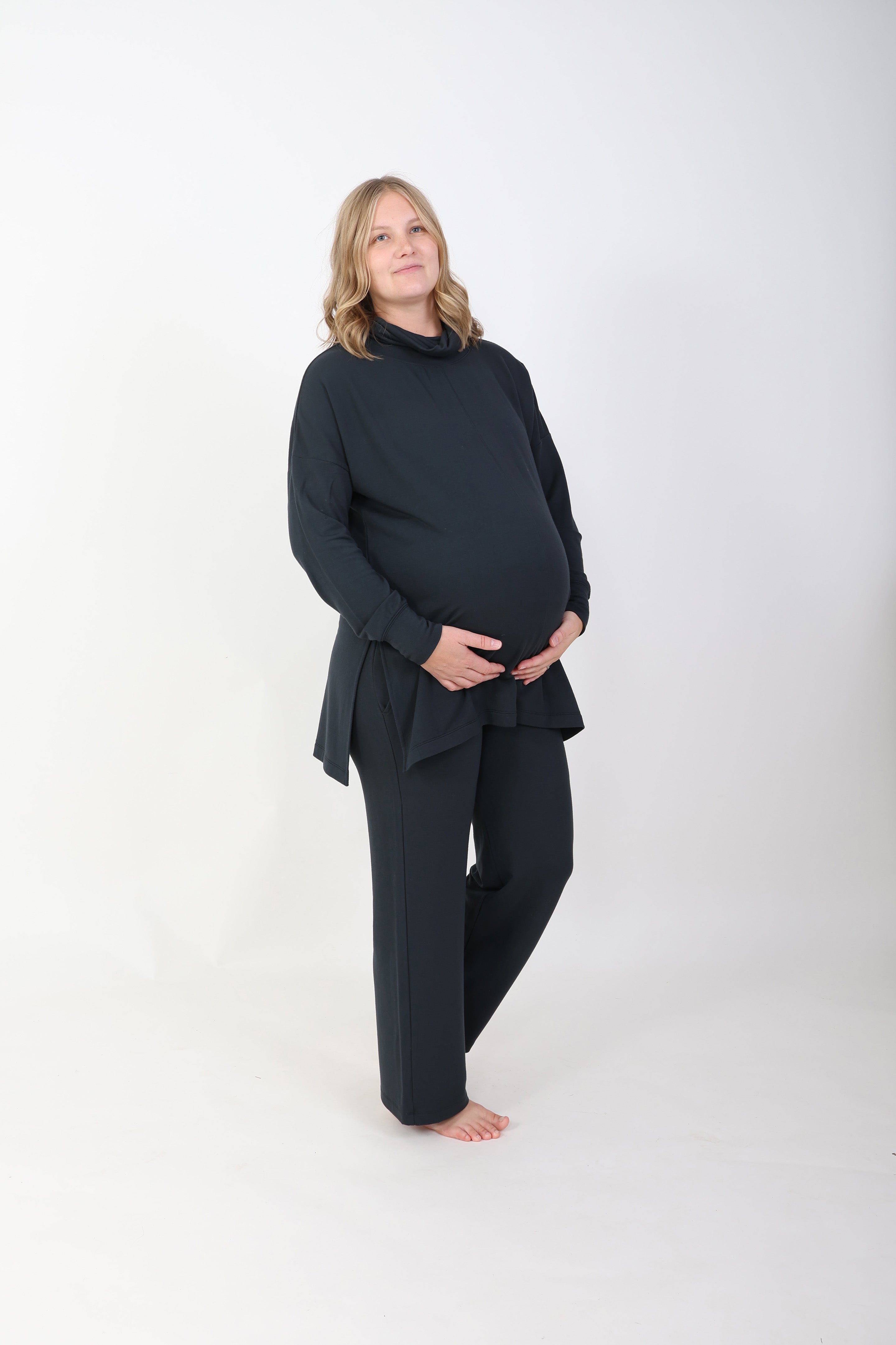 RUBY || MODAL SPANDEX MATERNITY LOUNGEWEAR PANT in - photo