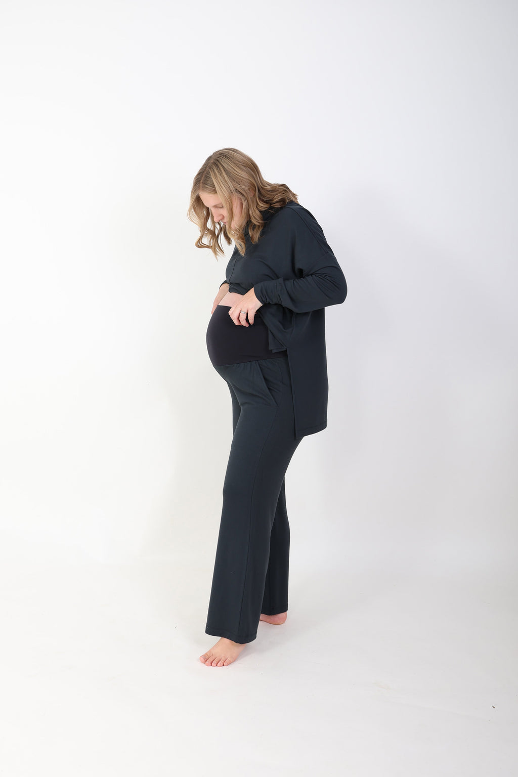 RUBY || MODAL SPANDEX MATERNITY LOUNGEWEAR PANT in - photo
