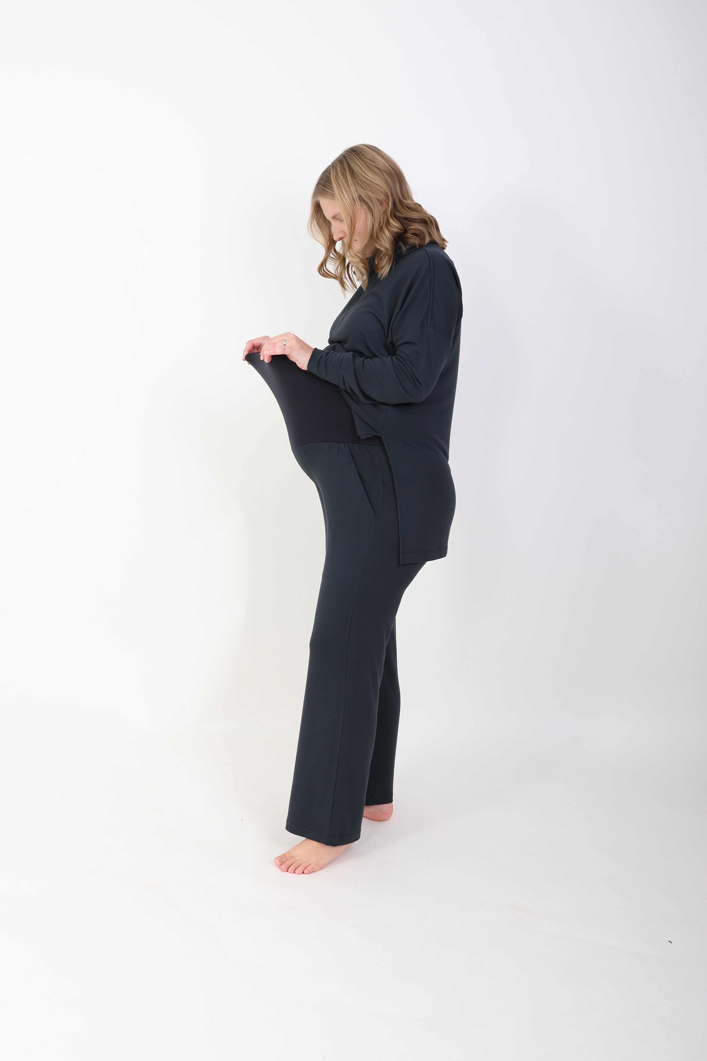 RUBY || MODAL SPANDEX MATERNITY LOUNGEWEAR PANT in - photo