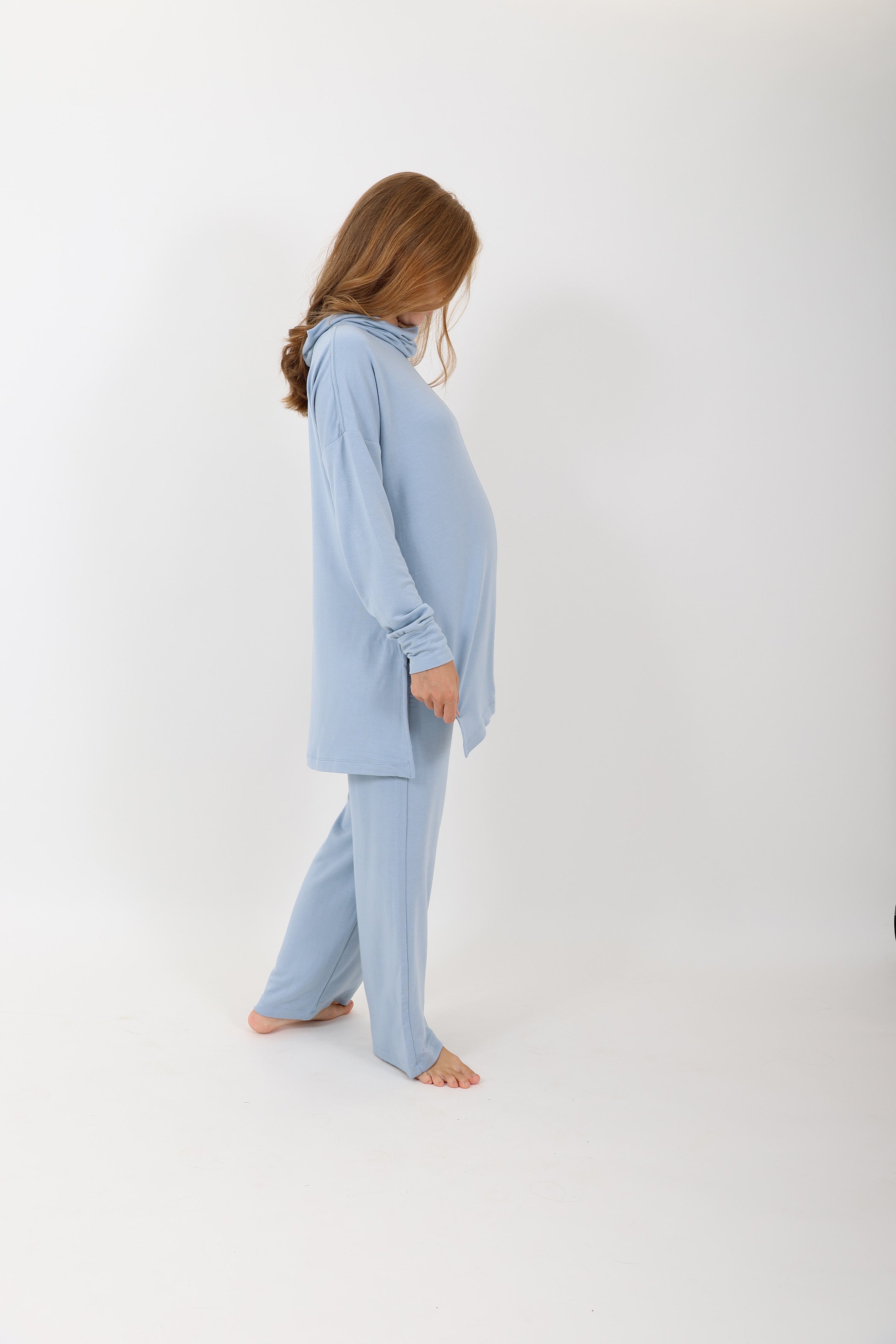RUBY || MODAL SPANDEX MATERNITY LOUNGEWEAR PANT in - photo