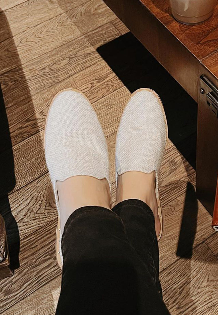 Rag & Co. Lia Handcrafted Canvas Mules in - Mules photo