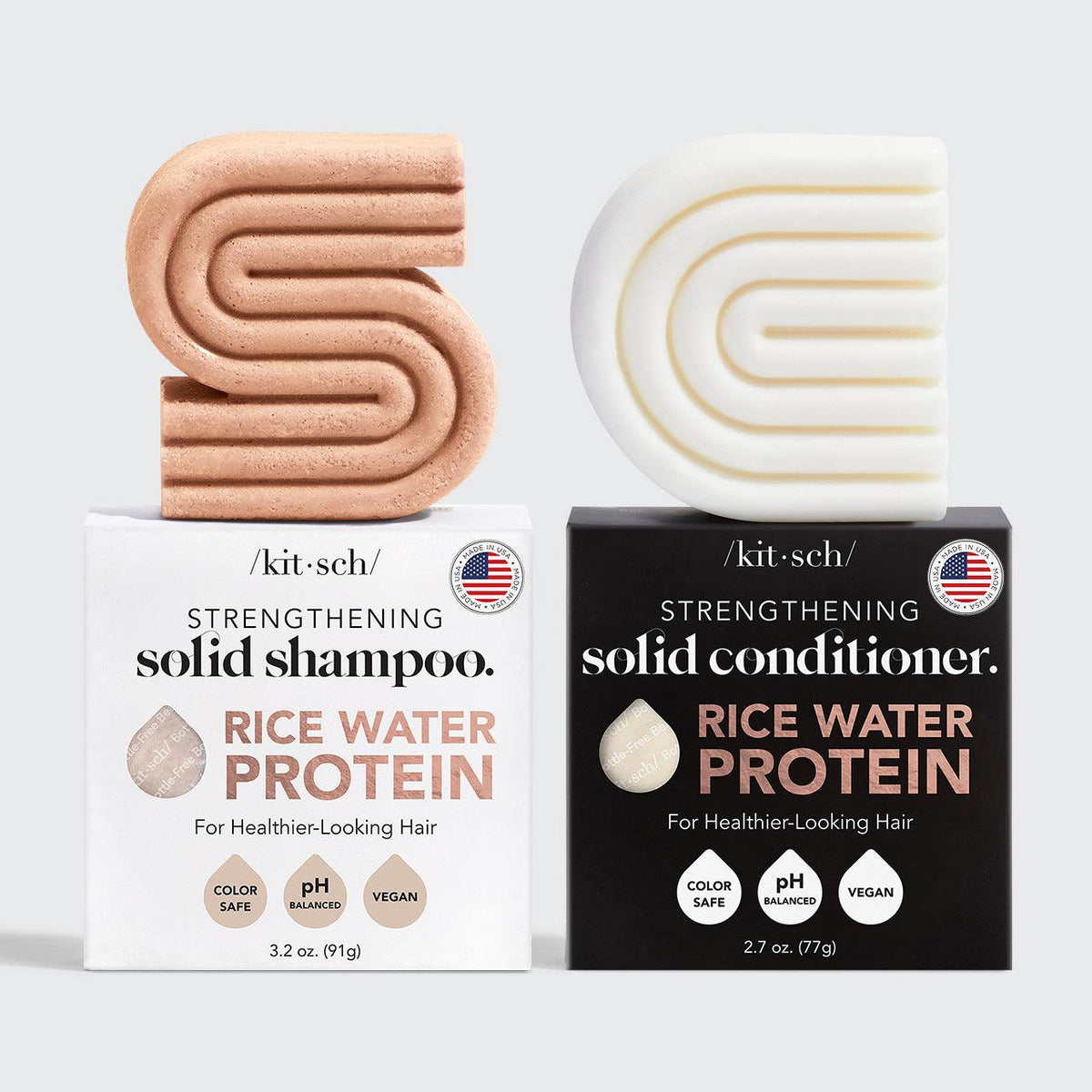 Kitsch Rice Water Shampoo & Conditioner Combo for Hair Growth