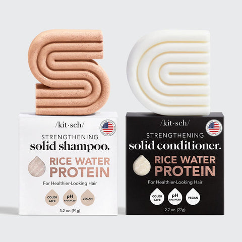 Kitsch Rice Water Shampoo & Conditioner Combo for Hair Growth