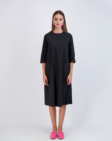 Shirt Dress With Pockets in - Ladies Dress photo