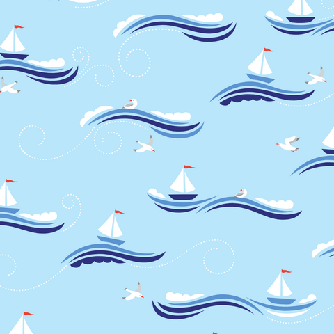 Cape Cod Sailboat Two-Piece Set