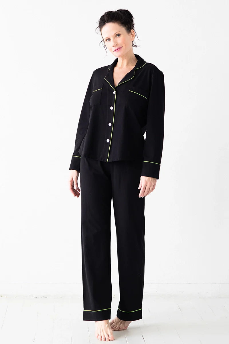 Classic Luxury Pajamas in Brushed Pima Cotton in - PAJAMAS photo