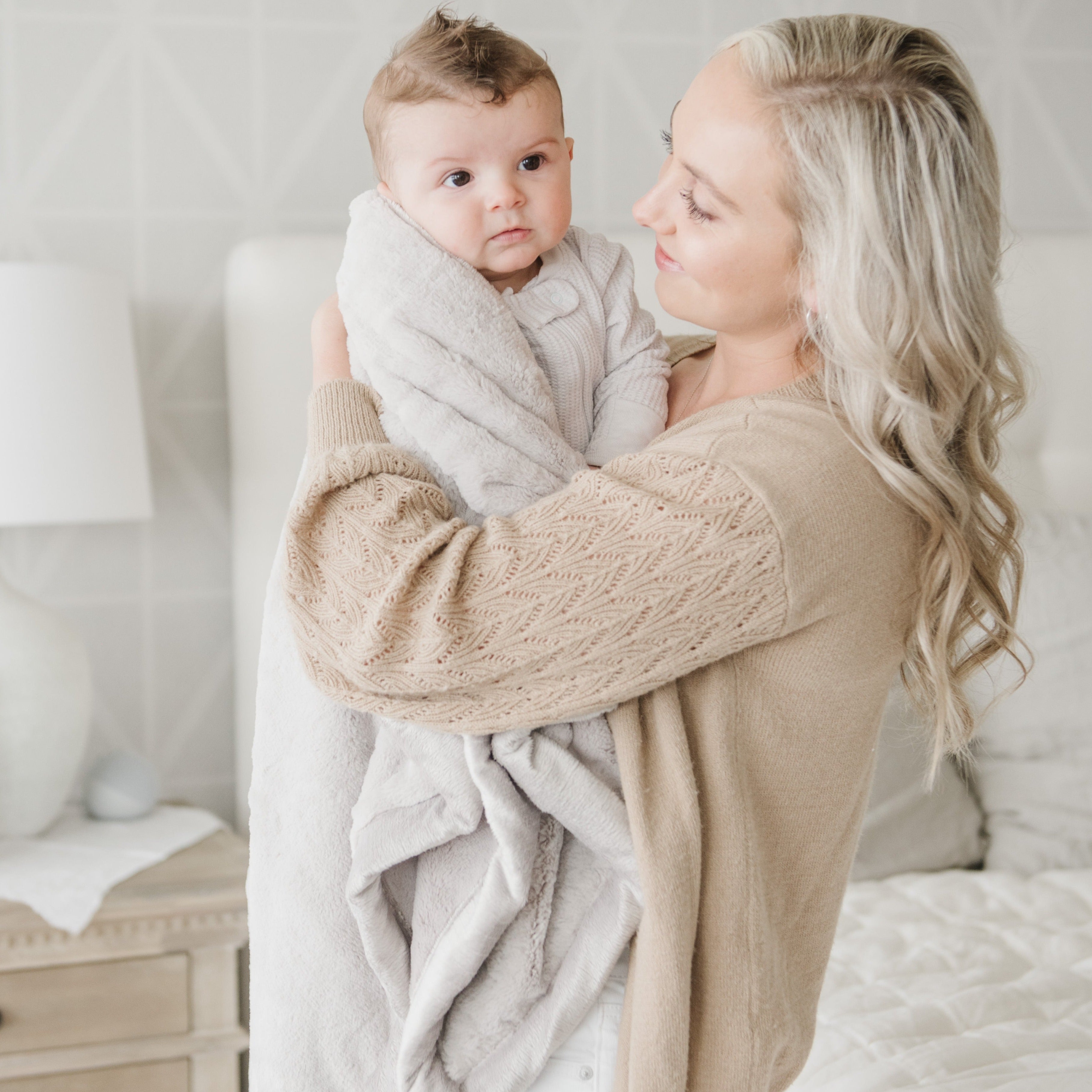 LUSH RECEIVING BLANKETS in Feather - Receiving Blanket photo