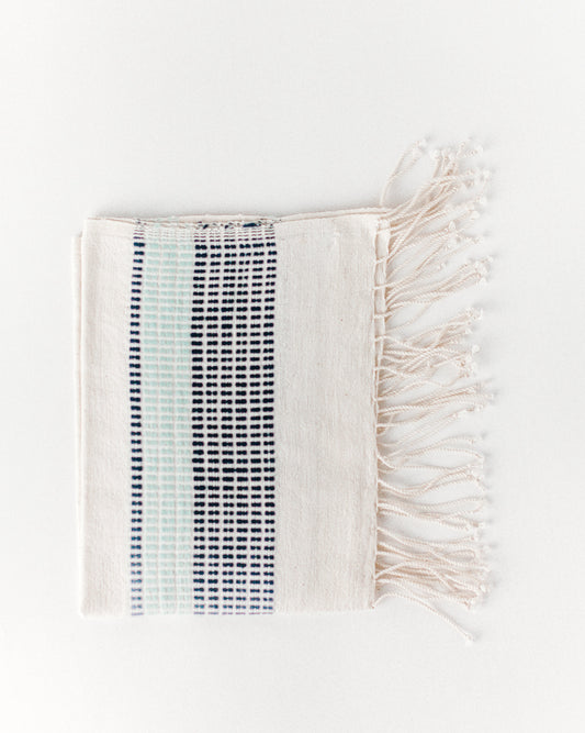 Camden Cotton Hand Towel in Azure and Navy - Kitchen Towels photo