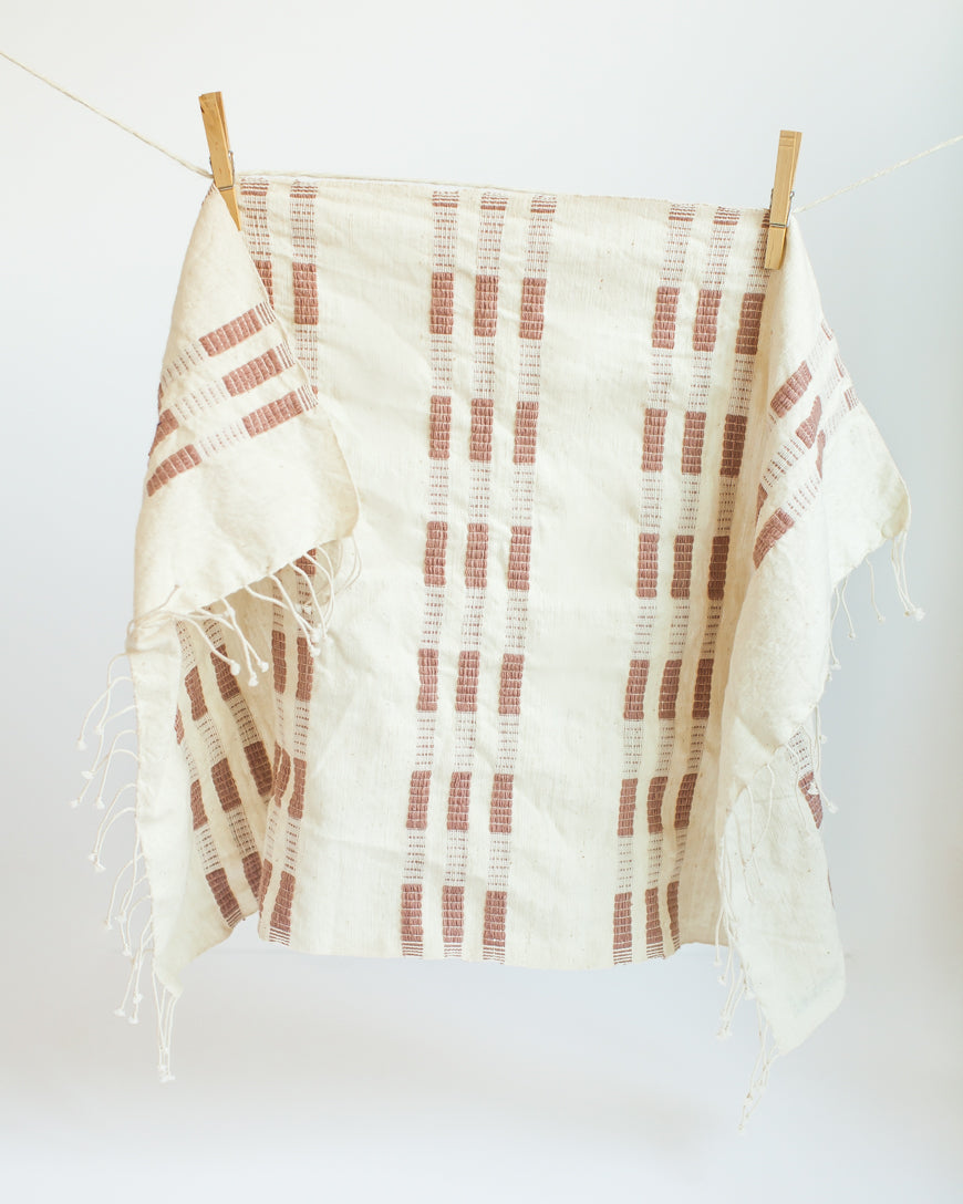 Soho Cotton Hand Towel in Clay - Kitchen Towels photo