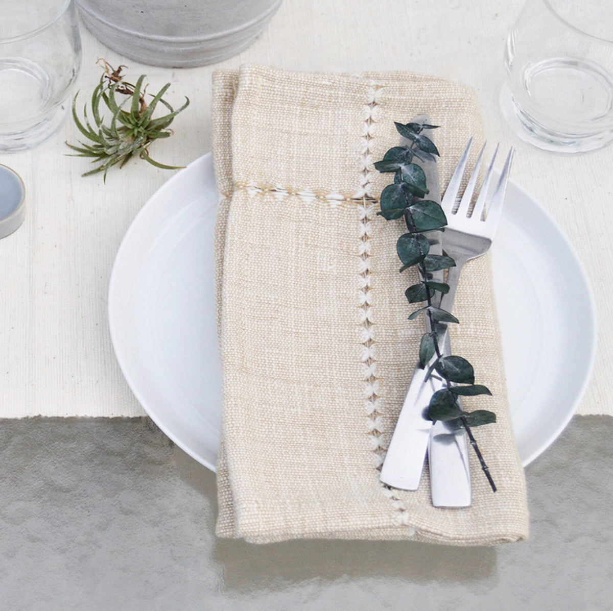 Pulled Cotton Napkins in - Cloth Napkins photo