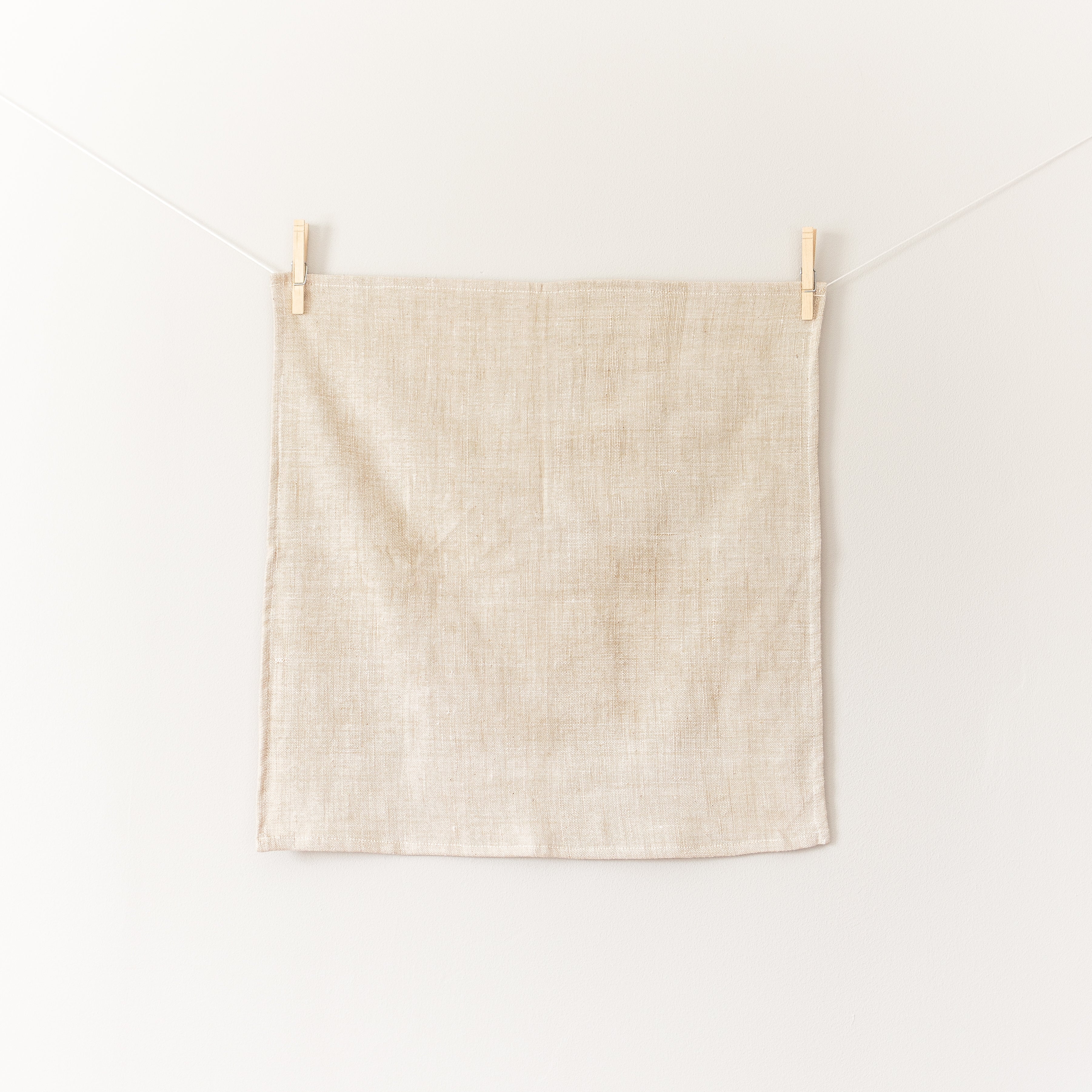 Petra Cotton Napkin in Beige Set of 2 - Cloth Napkins photo