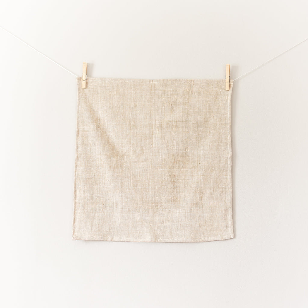 Petra Cotton Napkin in Beige Set of 2 - Cloth Napkins photo