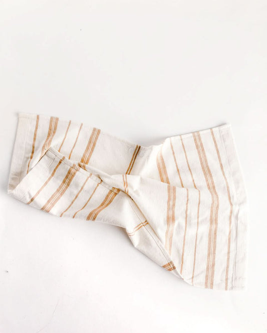 Avery Cotton Tea Towel in Beige - Kitchen Towels photo