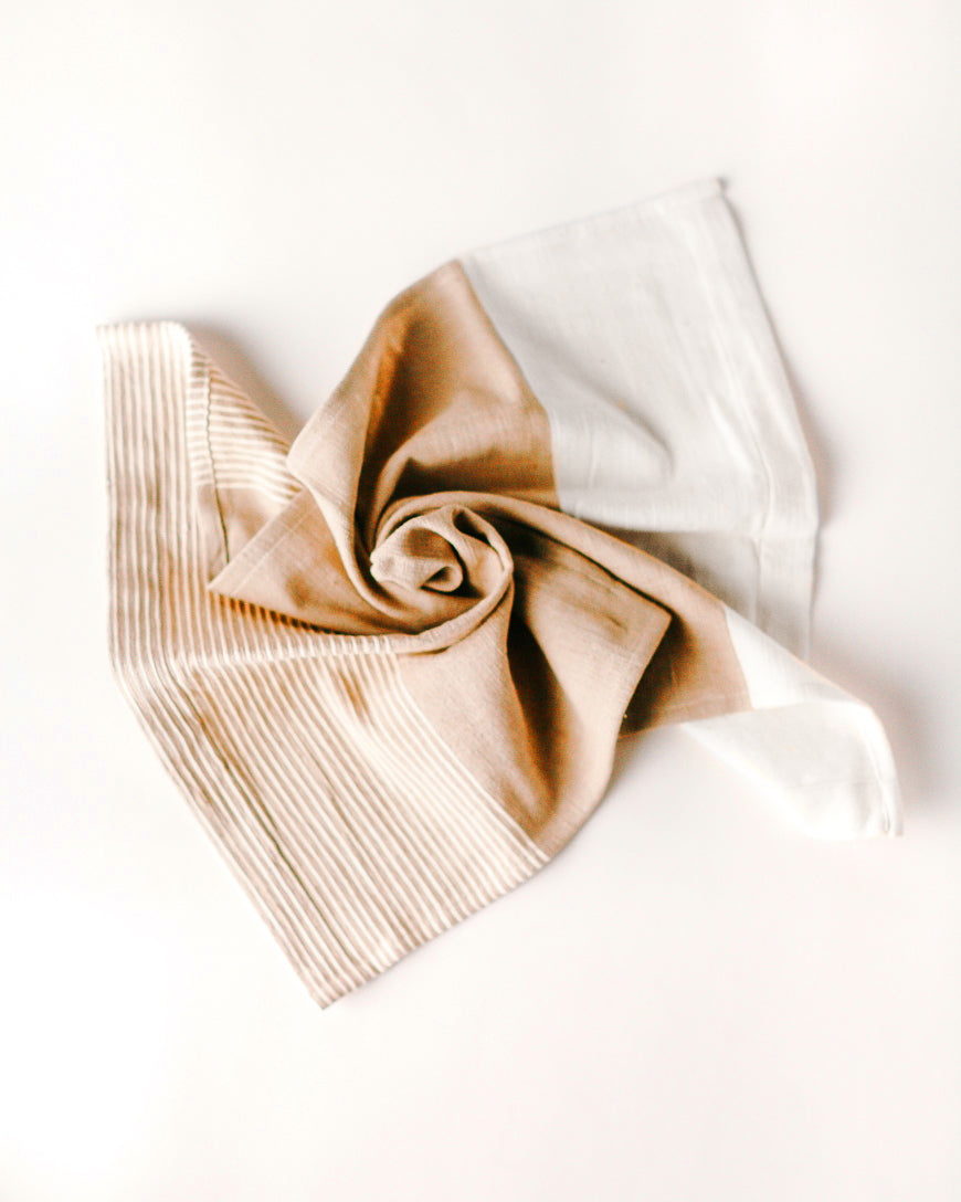 Chesapeake Cotton Tea Towel in Beige - Kitchen Towels photo