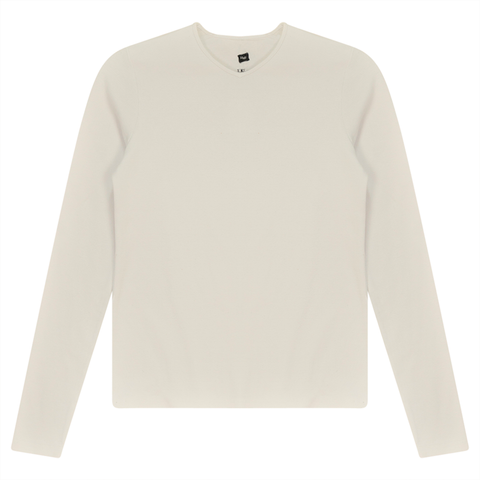 V-Neck Ribbed Tee in - Ladies Pullover photo