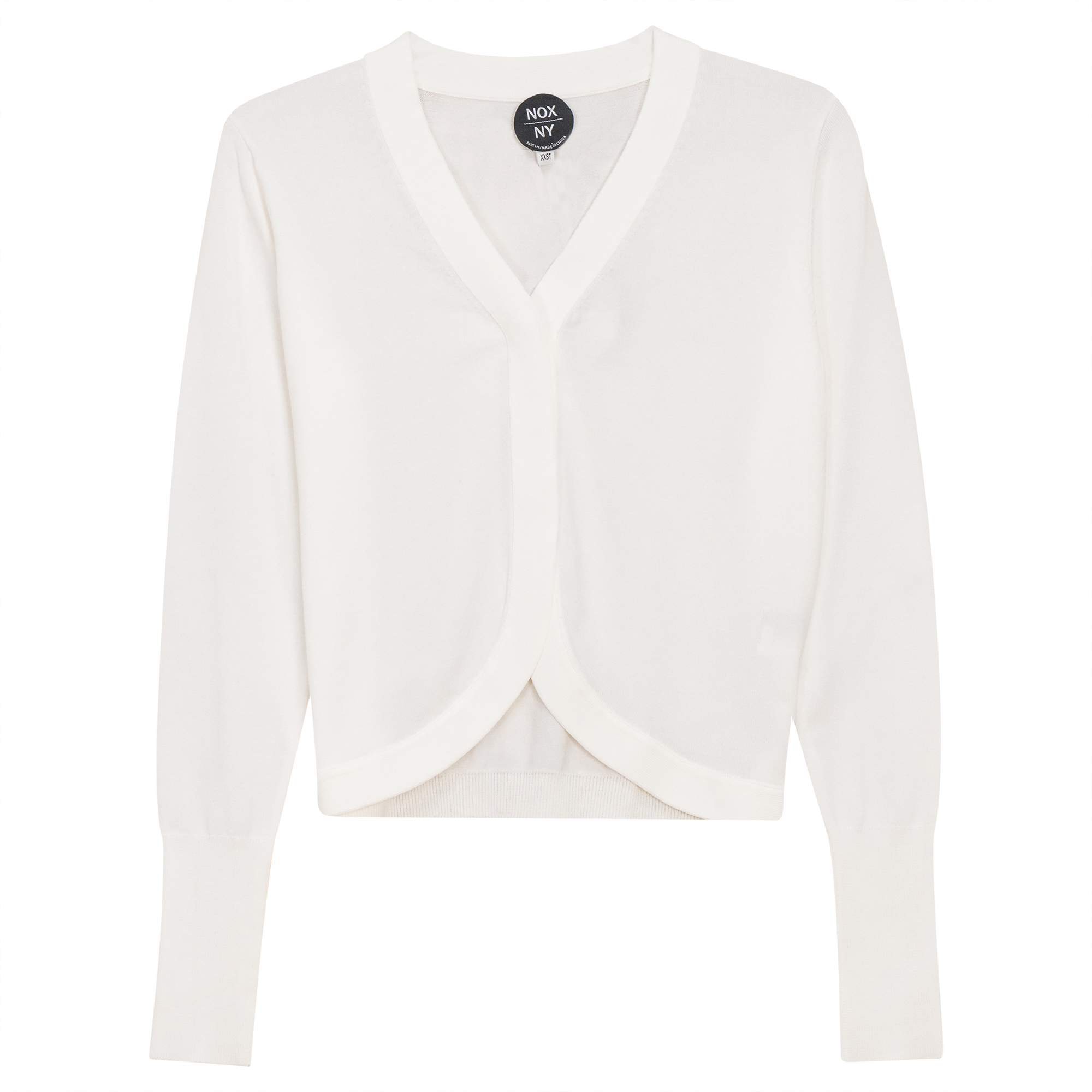 Crop Knit Cardigan in Off White - Teen Pullover photo