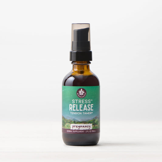 WishGarden Herbs Stress Release, Tension Tamer for Pregnancy - 2oz Pump